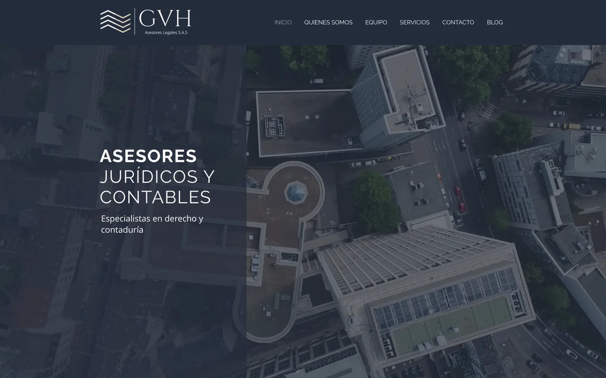 Sitio de GVH Asesores