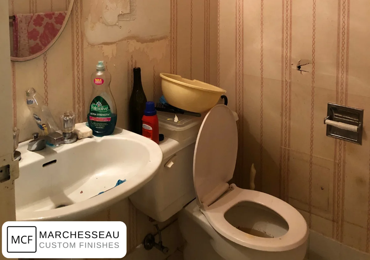 Renovación de baño, antes