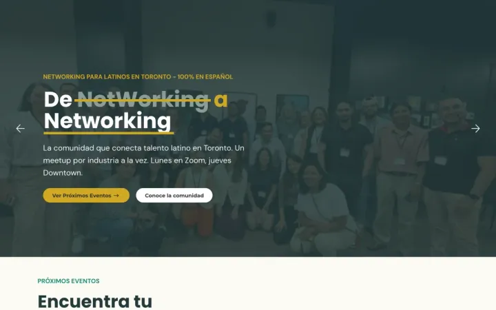 Sitio de NotWorking to Networking